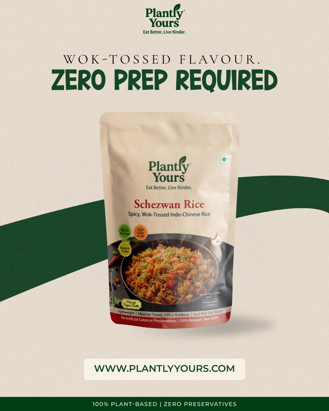 Schezwan Rice Instagram post